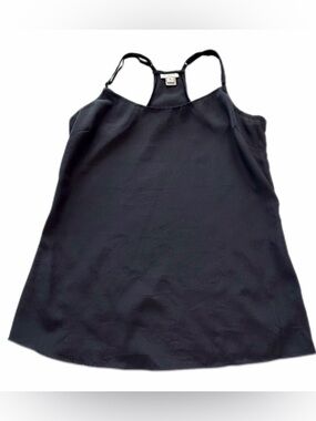 J. Crew Silk Racerback Camisole Tank Top Womens Size 0 Black Minimalist Classic